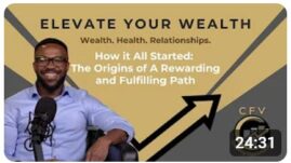 Podcast picture of Victor in his podcast called Elevate Your Wealth